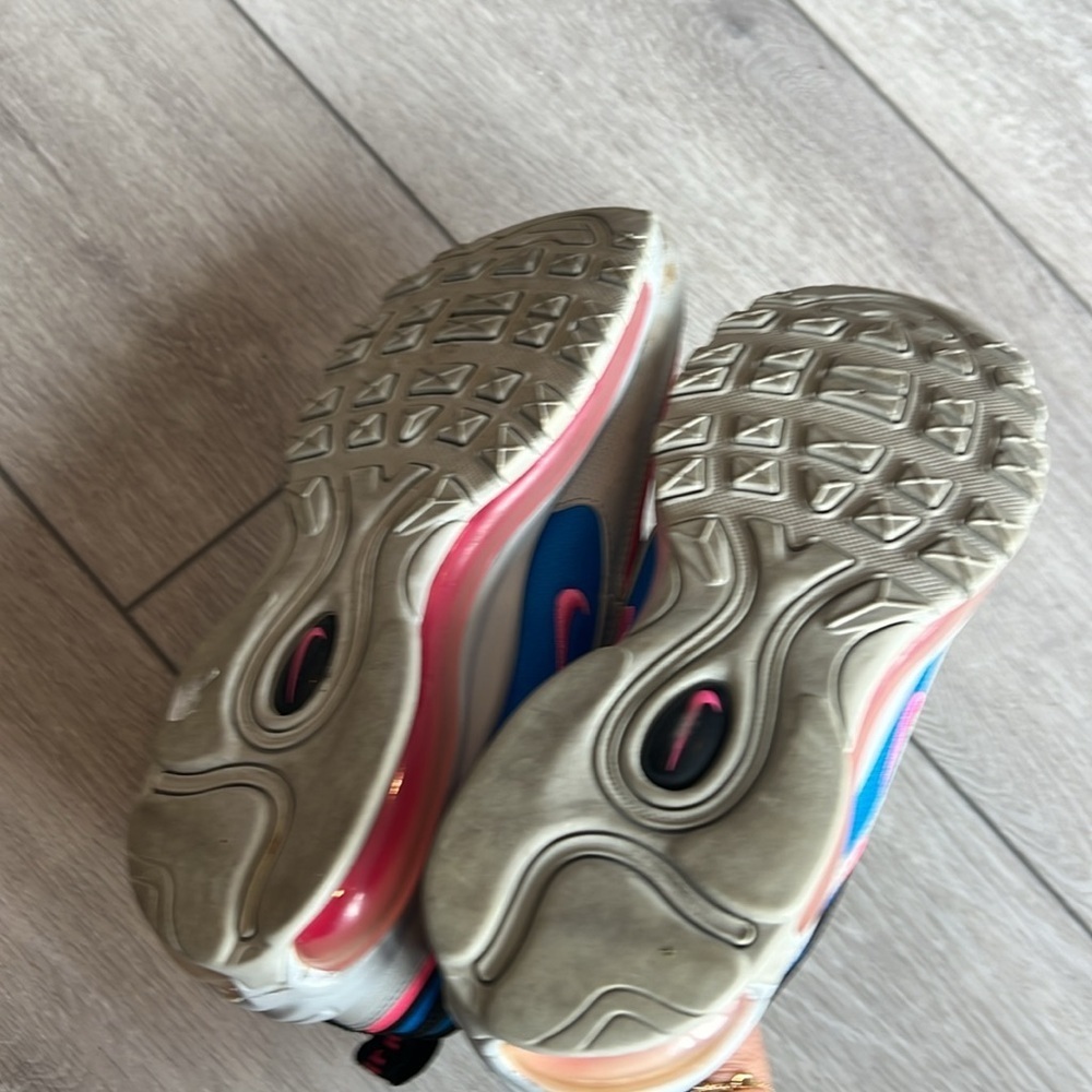 Nike air max 97 Multicolor pink blast Athletic Sneakers 6y women’s 7.5 - Picture 10 of 13